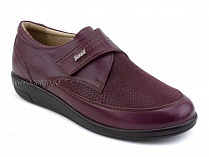 231161 Сурсил-Орто (Sursil-Ortho), туфли для взрослых, кожа, стрейч, бордовый, полнота 5 в Кемерово
