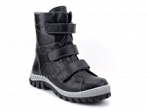 207ч (31-40) Аквелла (Akwella), ботинки зимние ортопедические с высоким берцем, натуральная шерсть, кожа, черный в Кемерово