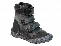 210-21,1,52Б Тотто (Totto), ботинки демисезонные утепленные, байка, черный, кожа, нубук. в Кемерово
