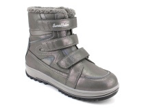 А35-100-4 Сурсил (Sursil-Ortho), ботинки подростковые ортопедические с высоким берцем, зимние,  шерсть, кожа, текстиль, серый в Кемерово