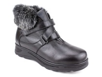 8220-5С-0 Доктор Спектор (Doktor Spektor), ботинки зимние, ортопедические для взрослых, кожа, шерсть, черный, полнота 11 в Кемерово