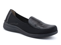 84-52Т-22-402/30 Рикосс (Ricoss) туфли для взрослых, кожа, лак, текстиль, черный, полнота 9 в Кемерово